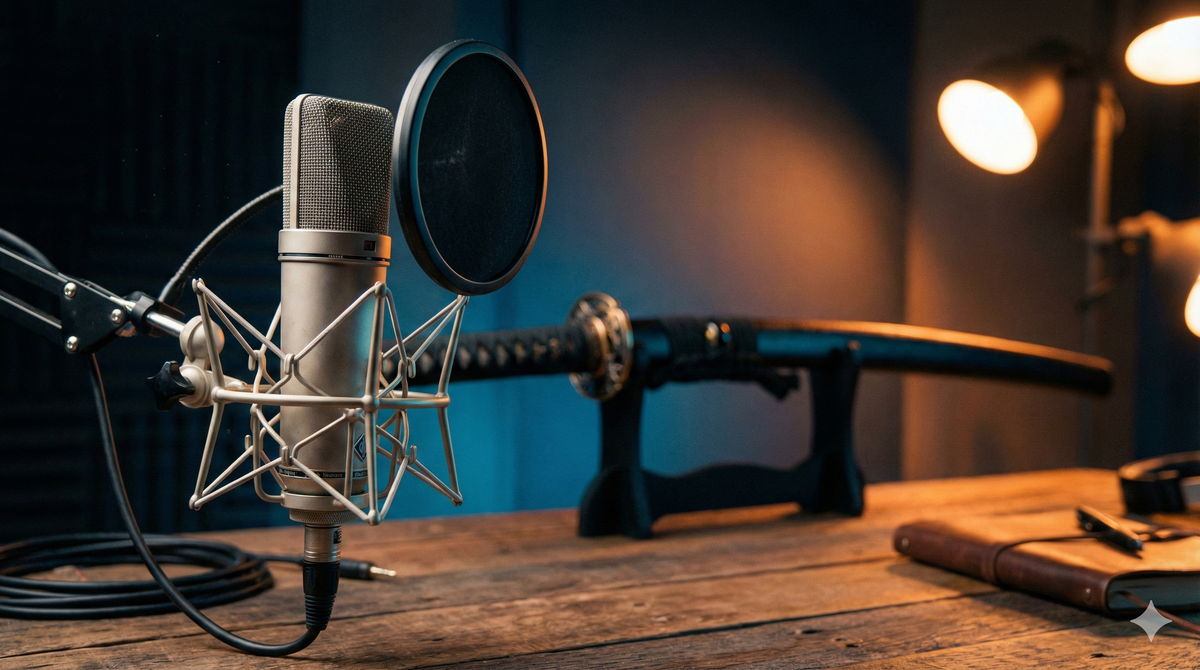 From Samurai Swords to 15k: What I Learned in My First Year of Voice Acting