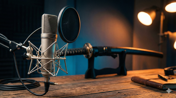 From Samurai Swords to 15k: What I Learned in My First Year of Voice Acting